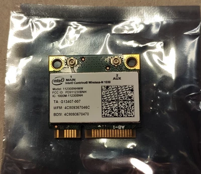 Intel Centrino Wireless-N 1030 -  Model: 11230BNHMW - 802.11b/g/n - Bluetooth - Bild 1 von 2