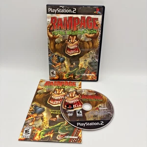 Rampage: Total Destruction (PlayStation 2, 2006, Black Label) CIB - Bild 1 von 5