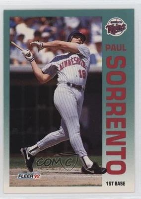 1992 Fleer Paul Sorrento #218 - Image 1 of 2