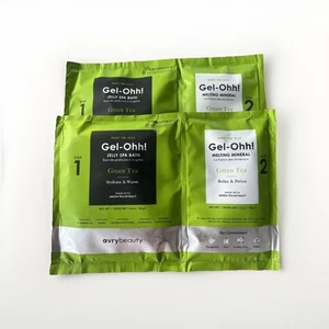 (2) AvryBeauty Gel - Ohh! Jelly Spa Pediküre Set Grüntee Bad Detox Mineral - Bild 1 von 10