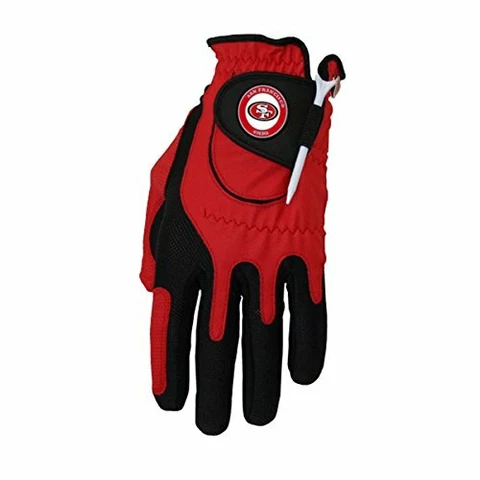 Zero Friction NFL San Francisco 49ers Red Golf Glove, Left Hand Cover