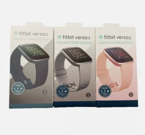 New Fitbit Versa 2 Health & Fitness Smartwatch Authentic Activity Tracker US - Picture 1 of 14