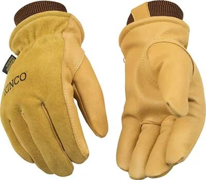 Kinco 94HK-M Men's Lined Grain Suede Pigskin Gloves, Heat Keep Lining, Medium - Picture 1 of 1
