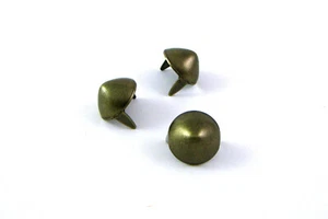 Antique Brass Cone Studs 1/2" 13mm - Bag of 100, denim, leather StudsAndSpikes - Picture 1 of 2