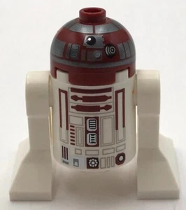 Lego New Astromech Droid R4-P17 -Silver Band Around Dome Minifigure - Picture 1 of 1