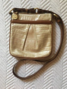 Brahmin Umhängetasche/Handtasche Handtasche verstellbarer Riemen Reißverschluss oben Taschen Leder gebraucht, in einwandfreiem Zustand - Bild 1 von 10