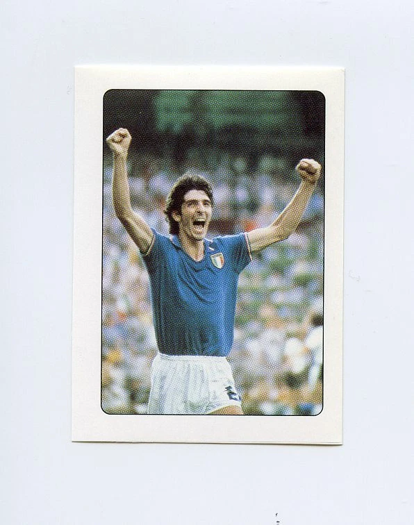Pegatina italiana PAOLO ROSSI i 100 Re del Calcio Foto 1 de 1