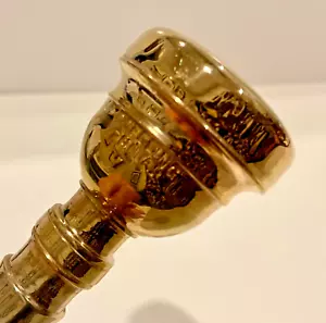 VINTAGE CE DOELLING , 7, TRUMPET MOUTHPIECE GOLD PLATED, ultra rare - Picture 1 of 7