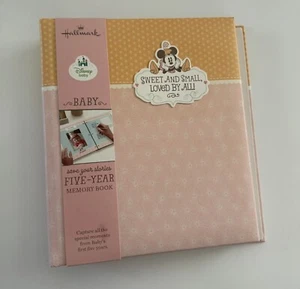 Hallmark Minnie Mouse 5 JAHRE ERINNERUNGSBUCH Andenken Album 3 Ringordner NEU - Bild 1 von 14