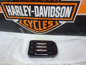 HARLEY DAVIDSON BAGGERS FL'S FLST'S OTHERS CUSTOM BILLET & BLACK BRAKE PEDAL PAD - Picture 1 of 6