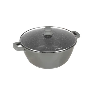 Casseruola 32 cm con coperchio I Giganti grigio - Foto 1 di 7