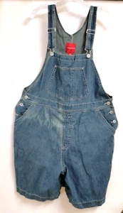 Bib Overalls Shorts Gloria Vanderbilt 1X Distressed blau Denim - Bild 1 von 5