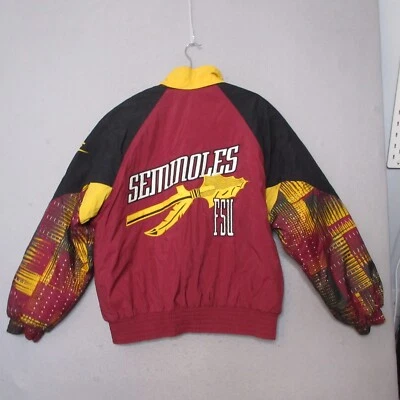 Chaqueta De Colección Años 90 Nike Equipo Deportes Florida State Seminoles FSU Hombres Grande Tribal Foto 1 de 4