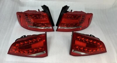 Juego de luces traseras LED para conductor pasajero Audi A4 SEDAN 2009-2012 genuino probado OEM Foto 1 de 4