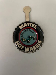 Vintage 1969 Hot Wheels Redline Brabham Repco F1 Pin Badge Button - Picture 1 of 2