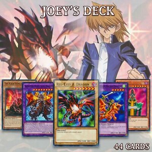 Yugioh JOEY'S DECK 44 CARDS | RED-EYES B.DRAGON FUSION BLACK ST + *Hot* + Bonus!