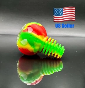 Universal 14mm 18mm Hybrid Silicone Glass Bowl - Blacklight Reactive - Picture 1 of 2