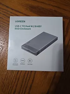 UGREEN USB-C To Dual M.2 B-Key RAID Enclosure - Picture 1 of 2