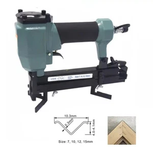 Industrial Air Nailer Pneumatic V-NAILER Joining Gun Joiner Picture Frame Joiner - Picture 1 of 6