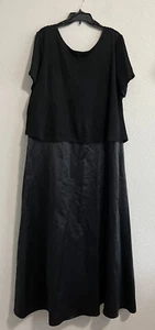 Nightway collections women’s dress size 26 w color black - Picture 1 of 8