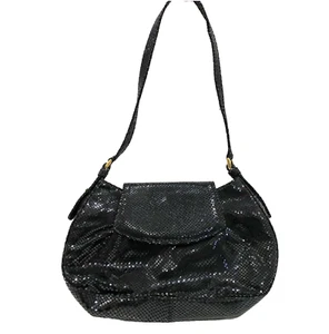 J Renee Handbag Purse Shoulder Bag Sparkly Black Sparkle Pattern Strap Dressy - Picture 1 of 16