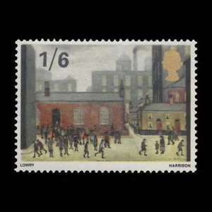Großbritannien 1967 (Sorte) 1s6d Britische Gemälde fehlen neu blau - Bild 1 von 2