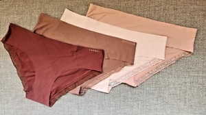 4 pair Danskin INTIMATES women M Panties No Show Underwear super soft Nylon/Span - Picture 1 of 10