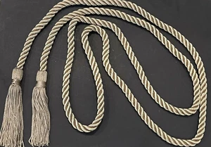 Sandstone Chair Tie 71" cord with tassels lot of 2 Conso C12 Curtain Tieback - Picture 1 of 1