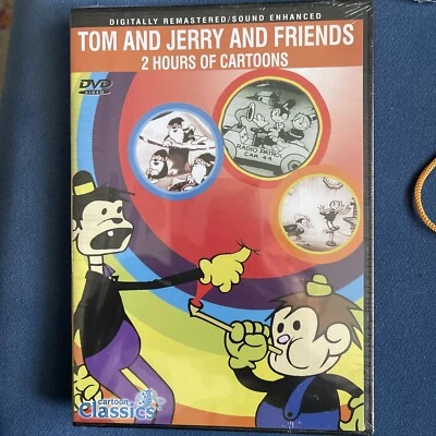 Tom and Jerry and Friends 2 Hours of Cartoons 1930's DVD cartoon classics - Image 1 of 2