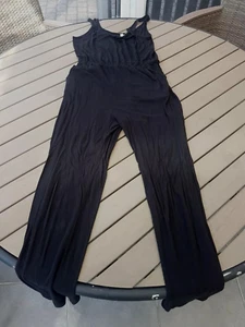H&M Divided Jumpsuit Overall Schwarz Taschen Einteiler  S 34 36 - Bild 1 von 13
