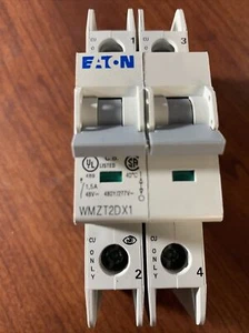 Lot Of 5 - WMZT2DX1 Eaton Circuit Breaker 1.5A 10ka Type D DP New - Picture 1 of 7