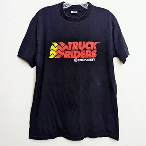 Truck Riders Pioneer Guts Glory Stereo Vintage 80s Single Stitch Shirt Medium - Bild 1 von 8