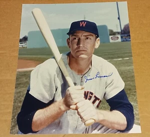 BOB JIM LEMON Washington Senators SIGNED AUTOGRAPHED 8x10 Photo COA BASEBALL - Picture 1 of 1