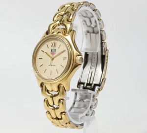 [Fast neuwertig] Tag Heuer SEL Professional S04.713M 34mm Gold Dial Qz Herrenuhr - Bild 1 von 16