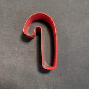 "Nuevo molde cortador de galletas de metal rojo CANDY BASTON NAVIDAD 3,25x2x1""" - Imagen 1 de 7