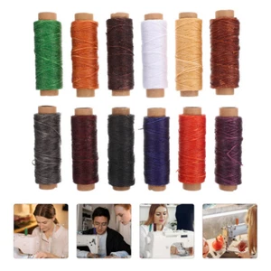 12 Rolls Sewing Tool Suit Stitching Accessories Upholstery Waxed Thread - Picture 1 of 12