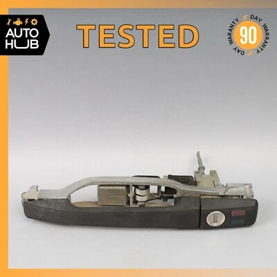 94-02 Mercedes R129 SL500 SL320 lado del conductor izquierdo manija de puerta exterior negra OEM Foto 1 de 4