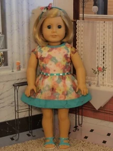 VESTIDO FLOR BRILLANTE MUÑECA AMERICAN GIRL  - Imagen 1 de 5