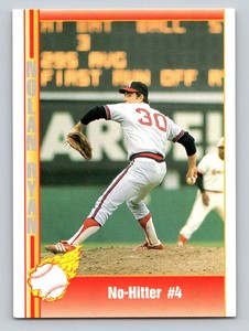 1991 Pacific Nolan Ryan Texas Express I #31 No-Hitter Number 4 Mint