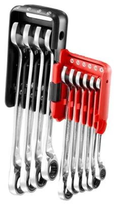 "Juego de tensores combinados de trinquete ""Rápido trinquete"" de 10 piezas Facom 467BR.JP10 8... Foto 1 de 4