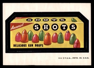 1974 Topps Wacky Packages Series 5 #32 Shots Candy EX/MT