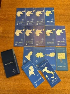 ARAL Karten Satz 15 Karten 60er Deutschland Europa/ Set 15 maps 1960s Germany EU - Bild 1 von 6
