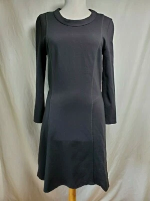 3.1 Phillip Lim 球衣针织换装连衣裙弹力 8 黑色长袖合身喇叭  — 第 1/4 张图片