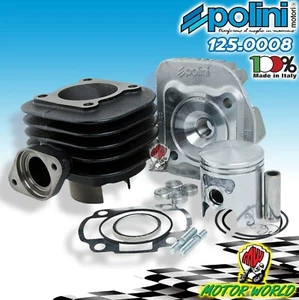 125.0008 KIT GRUPPO TERMICO POLINI 70cc ARIA D.47 KYMCO SUPER 8 50 2T ARIA - Foto 1 di 1