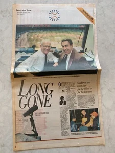 Detroit Free Press, 1. Oktober 1991, Ernie Harwell/Paul Carey Special Section - Bild 1 von 3