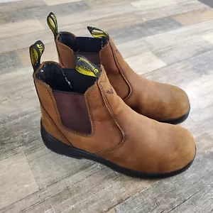 Thorogood 804-3166 Mens 6" Leather Comp Toe Pull On Boots Size 8.5 - Picture 1 of 11