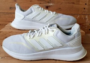 Adidas Run Falcon Low Textile Trainers G28971 Triple White UK8/US8.5/EU42 - Bild 1 von 12