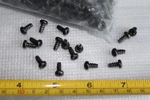 (100x) Phillips Screws 4x8 mm T/T 2S PH P Black (ROHS) SCREW M1300400817 - Picture 1 of 3