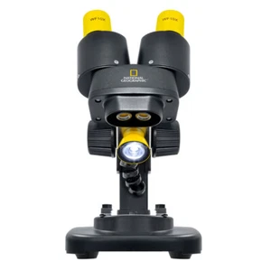Bresser National Geographic Kids 6y+ 20x Stereo Microscope w/ 12 Mineral Samples - Picture 1 of 6