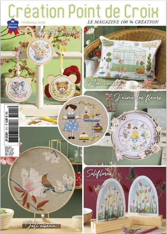French cross stitch magazine Creation point de croix No. 111 - Image 1 of 1